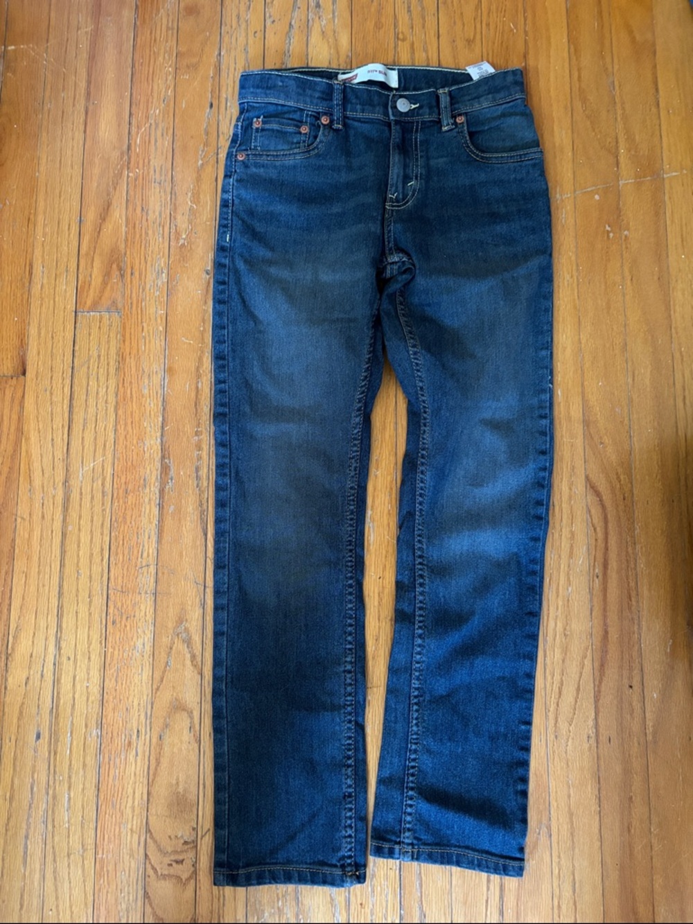 Levi's Kids Dark Indigo Straight-Leg Jeans